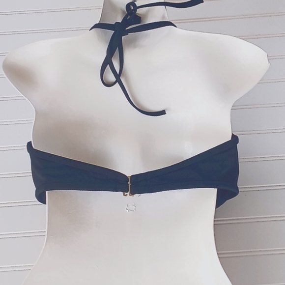 Shade & Shore Black Halter👙 Bikini Top - Picture 6 of 12